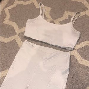 YEAR OF OURS ribbed bike short set size small